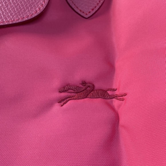 LONGCHAMP Le Pliage Neo Bag PINK CLASSIC TOTE with zip New condition - Picture 8 of 12